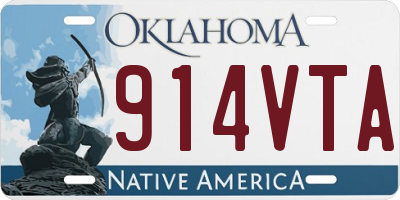 OK license plate 914VTA