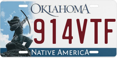 OK license plate 914VTF