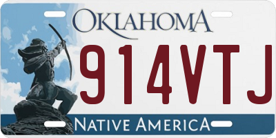 OK license plate 914VTJ