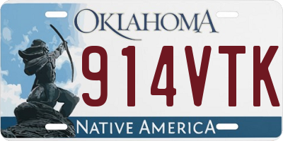 OK license plate 914VTK