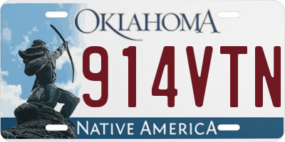 OK license plate 914VTN