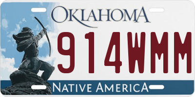 OK license plate 914WMM