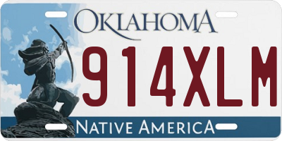 OK license plate 914XLM