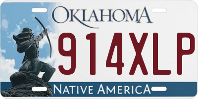 OK license plate 914XLP