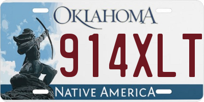 OK license plate 914XLT
