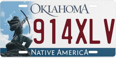 OK license plate 914XLV