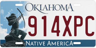 OK license plate 914XPC