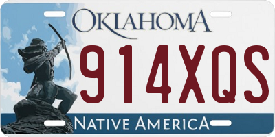 OK license plate 914XQS