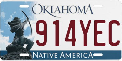 OK license plate 914YEC