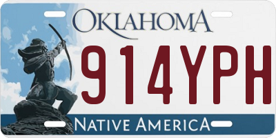 OK license plate 914YPH