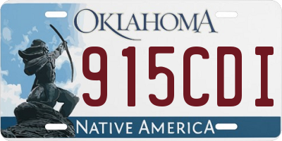 OK license plate 915CDI