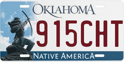 OK license plate 915CHT