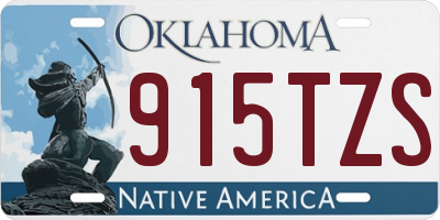 OK license plate 915TZS