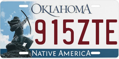 OK license plate 915ZTE