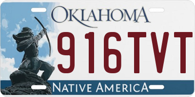 OK license plate 916TVT