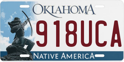 OK license plate 918UCA