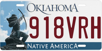 OK license plate 918VRH