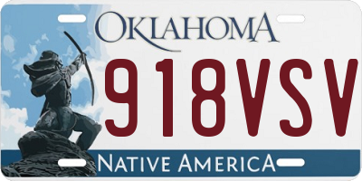OK license plate 918VSV
