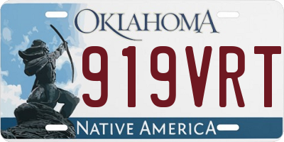OK license plate 919VRT