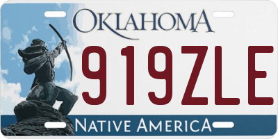 OK license plate 919ZLE