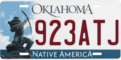 OK license plate 923ATJ