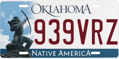 OK license plate 939VRZ