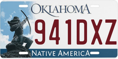 OK license plate 941DXZ