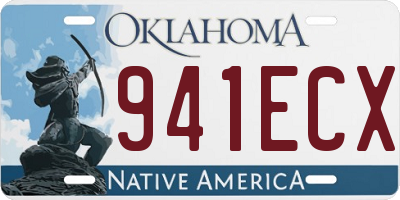 OK license plate 941ECX