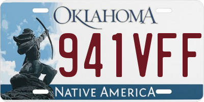 OK license plate 941VFF