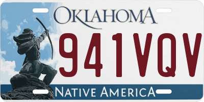 OK license plate 941VQV