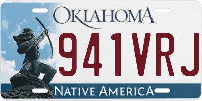 OK license plate 941VRJ