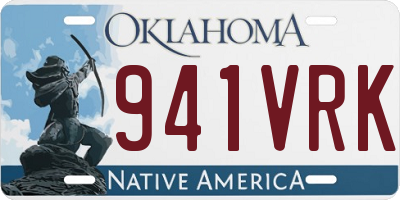 OK license plate 941VRK