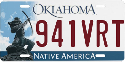 OK license plate 941VRT