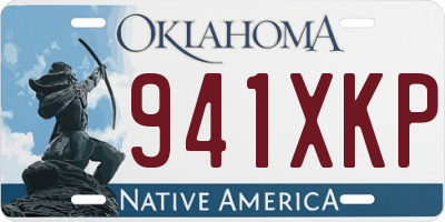 OK license plate 941XKP