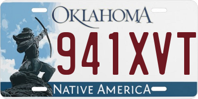 OK license plate 941XVT