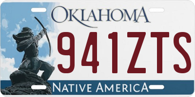 OK license plate 941ZTS