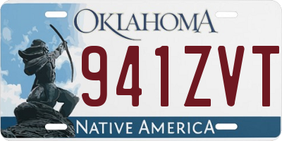 OK license plate 941ZVT