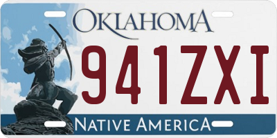 OK license plate 941ZXI