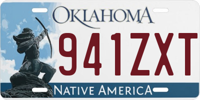 OK license plate 941ZXT