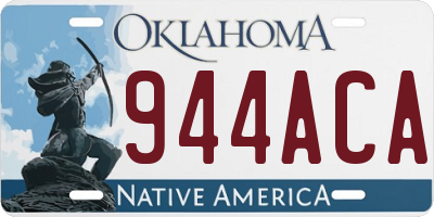 OK license plate 944ACA