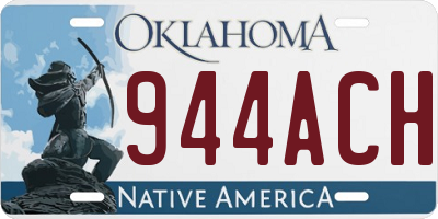 OK license plate 944ACH