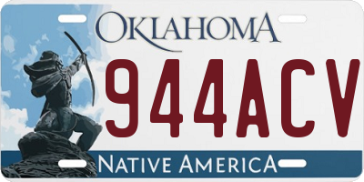 OK license plate 944ACV
