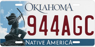 OK license plate 944AGC