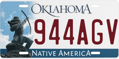 OK license plate 944AGV