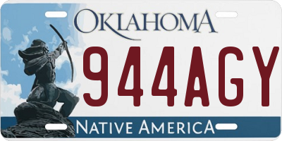 OK license plate 944AGY