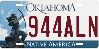 OK license plate 944ALN