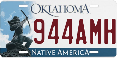 OK license plate 944AMH