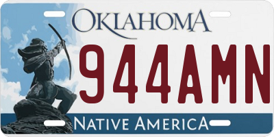 OK license plate 944AMN