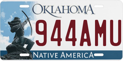 OK license plate 944AMU