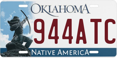 OK license plate 944ATC
